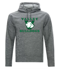 Load image into Gallery viewer, Valley Bulldogs Dry Tech Water Resistant Fleece Hoodie