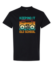 Load image into Gallery viewer, Keeping It Old School MEN'S/UNISEX CUT T-Shirt Clearance