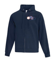 Load image into Gallery viewer, Baseball NS Adult Zip Up Hoodie (Unisex)