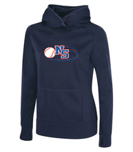 Load image into Gallery viewer, Baseball NS Ladies Gameday Polyester Hoodie