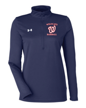 Load image into Gallery viewer, Wildcats Under Armour Ladies Team 1/4 Zip Pullover