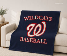 Load image into Gallery viewer, Kentville Wildcats Blanket 50" x 60"