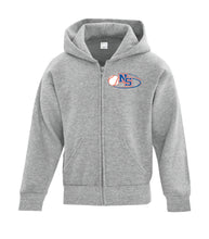 Load image into Gallery viewer, Baseball NS Youth Zip Up Hoodie
