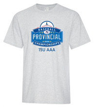 Load image into Gallery viewer, 15U AAA Provincials Adult Cotton Tee (Unisex)
