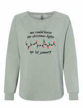 Load image into Gallery viewer, We Could Leave The Lights Up Crewneck Sweatshirt
