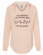 Load image into Gallery viewer, We Could Leave The Lights Up Women's Hooded Sweatshirt
