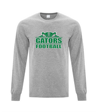 Load image into Gallery viewer, Gators Football Adult Long Sleeve Cotton Shirt
