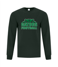 Load image into Gallery viewer, Gators Football Adult Long Sleeve Cotton Shirt
