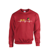 Load image into Gallery viewer, Pickleball Heart Rate Crewneck Sweater
