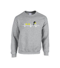 Load image into Gallery viewer, Pickleball Heart Rate Crewneck Sweater
