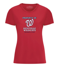 Load image into Gallery viewer, Ladies Kentville Baseball Performance T-Shirt
