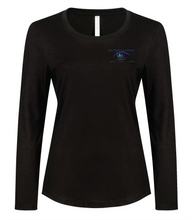 Load image into Gallery viewer, New Vision RING SPUN LONG SLEEVE LADIES' TEE (Left Chest or Full Front Logo)
