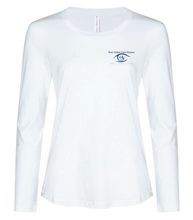 Load image into Gallery viewer, New Vision RING SPUN LONG SLEEVE LADIES' TEE (Left Chest or Full Front Logo)
