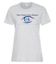 Load image into Gallery viewer, New Vision - Cotton Ladies' Tee (Full Front Logo)
