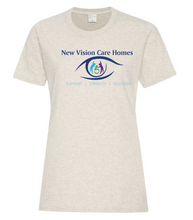 Load image into Gallery viewer, New Vision - Cotton Ladies' Tee (Full Front Logo)
