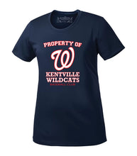 Load image into Gallery viewer, Ladies Kentville Baseball Performance T-Shirt

