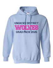 Load image into Gallery viewer, Wolves Twill Embroidered Grad Hoodie 2026
