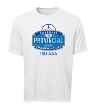 Load image into Gallery viewer, 15U AAA Provincials Men's/Unisex Polyester Tee
