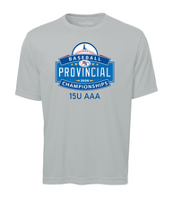 Load image into Gallery viewer, 15U AAA Provincials Men's/Unisex Polyester Tee
