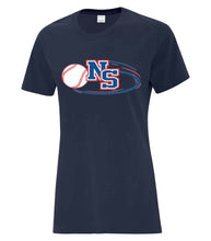 Load image into Gallery viewer, Baseball NS Ladies Cotton Tee
