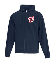 Load image into Gallery viewer, Adult Wildcat "W" Full Zip Hoodie
