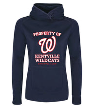 Load image into Gallery viewer, WOMEN'S POLYESTER GAME DAY™ FLEECE HOODED SWEATSHIRT.
