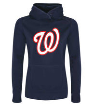 Load image into Gallery viewer, Ladies Wildcats "W" Polyester Hoodie

