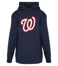 Load image into Gallery viewer, Youth Wildcat's "W" Polyester Hoodie
