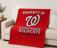 Load image into Gallery viewer, Kentville Wildcats Blanket 50" x 60"
