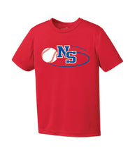 Load image into Gallery viewer, Baseball NS Youth Polyester Tee
