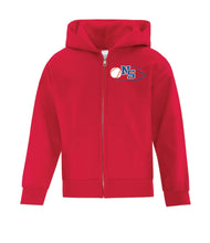 Load image into Gallery viewer, Baseball NS Youth Zip Up Hoodie
