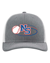 Load image into Gallery viewer, Baseball NS Richardson Adult Snapback Trucker Cap
