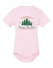 Load image into Gallery viewer, Taylor's Christmas Tree Farm Infant Onesie
