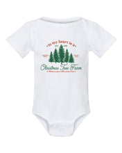 Load image into Gallery viewer, Taylor's Christmas Tree Farm Infant Onesie

