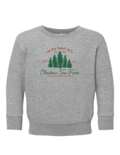 Load image into Gallery viewer, Taylor's Christmas Tree Farm Toddler Crewneck Sweatshirt
