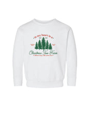 Load image into Gallery viewer, Taylor's Christmas Tree Farm Toddler Crewneck Sweatshirt
