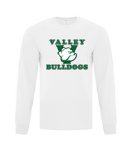 Load image into Gallery viewer, Valley Bulldogs Adult Long Sleeve Cotton Shirt
