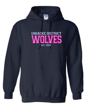 Load image into Gallery viewer, Wolves Twill Embroidered Adult Hoodie
