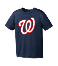 Load image into Gallery viewer, Youth Wildcats "W" Performance T-Shirt

