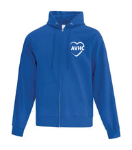 Load image into Gallery viewer, AVHC Screen Printed Zipper Hoodie
