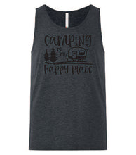 Load image into Gallery viewer, Camping is my Happy Place Tanks
