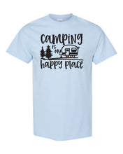 Load image into Gallery viewer, Camping is my Happy Place T-shirts
