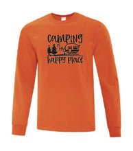 Load image into Gallery viewer, Camping Is My Happy Place Long Sleeves
