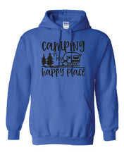 Load image into Gallery viewer, Camping is my Happy Place Hoodies

