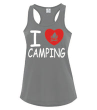 Load image into Gallery viewer, I Love Camping Ladies Tanks
