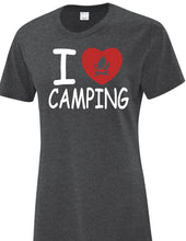 Load image into Gallery viewer, I Love Camping Ladies T-shirts
