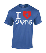 Load image into Gallery viewer, I Love Camping T-shirts
