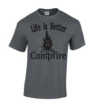 Load image into Gallery viewer, Life Is Better By The Campfire Youth T-shirts
