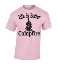Load image into Gallery viewer, Life Is Better By The Campfire T-shirts
