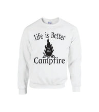 Load image into Gallery viewer, Life Is Better By The Campfire Crewnecks
